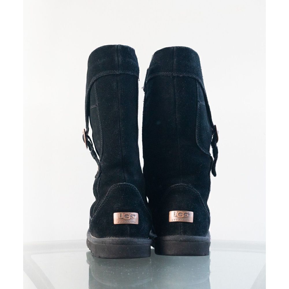 UGG | Cargo III w/Pockets 5918 Black Suede and Shearling Boots Womens Size 5 US - Picture 8 of 12